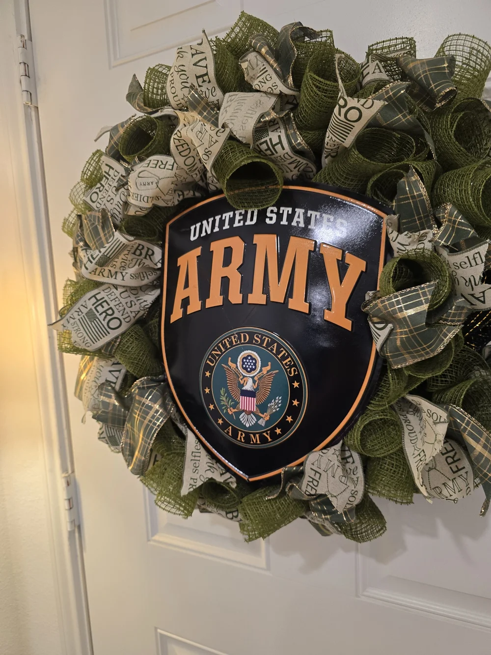 US Army WREATH Home Holiday Decor
